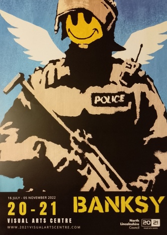 Banksy 20-21 Visual Arts Centre Exhibition Poster