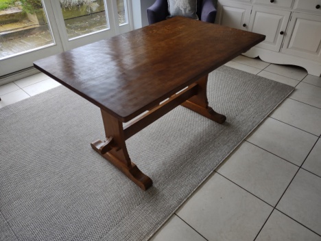 Vintage 'Wrenman' Bob Hunter Dining Table